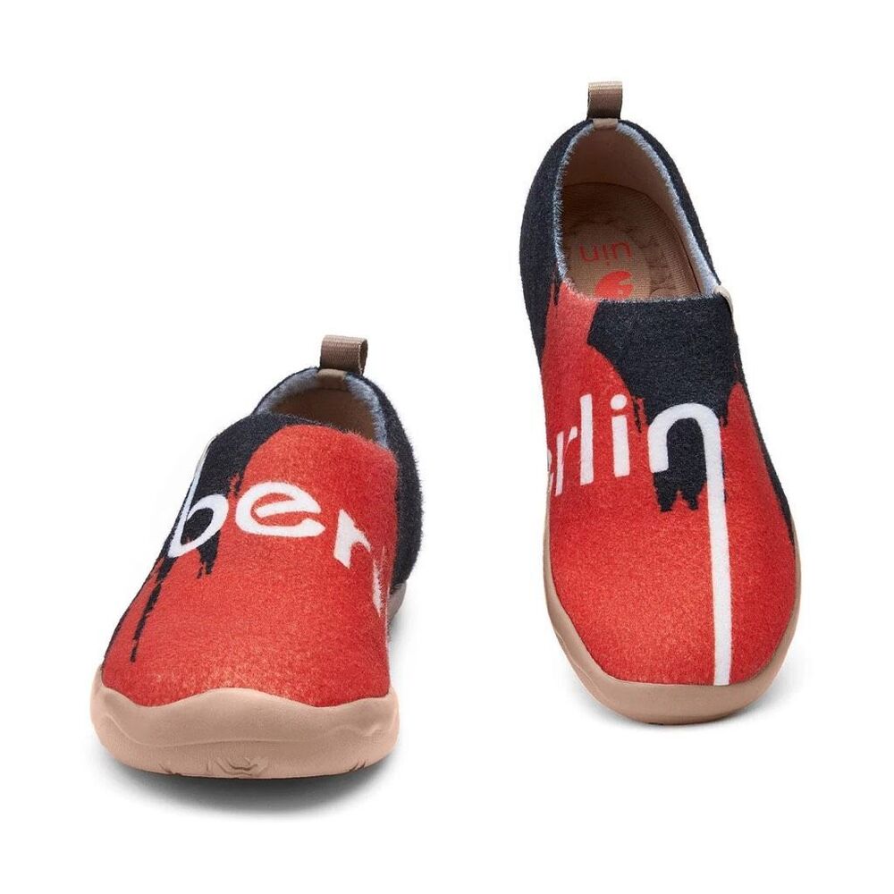 UIN Women's Walking Shoes Slip On Casual Sneaker Toledo (BERLIN CHURCH)